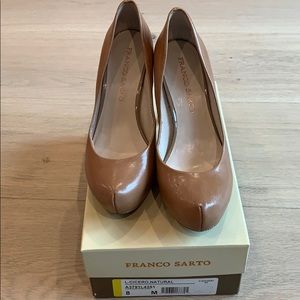 Franco Sarto Cicero Heels Natural - Sz 8